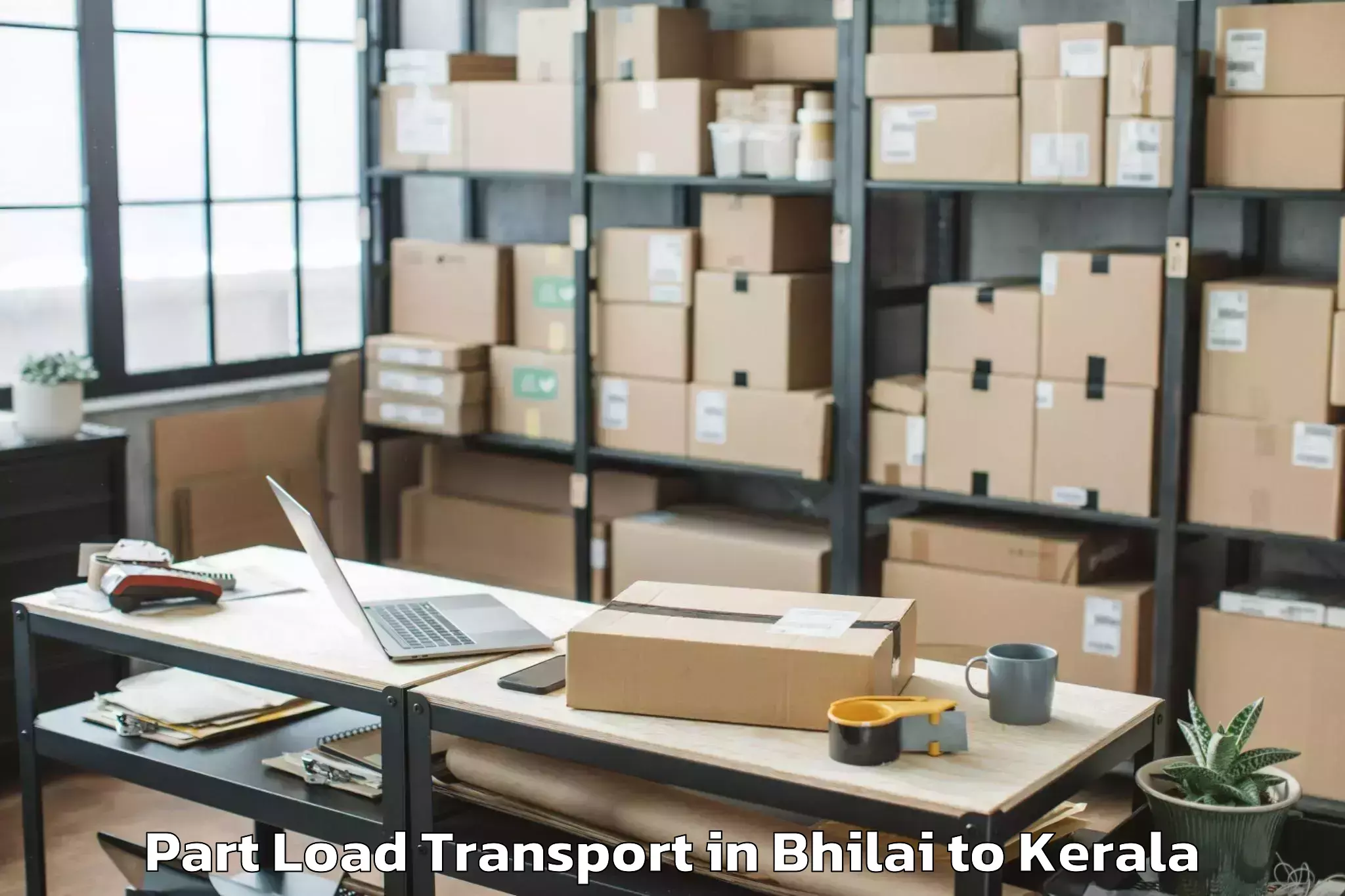 Reliable Bhilai to Erattupetta Part Load Transport